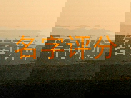 名字评分