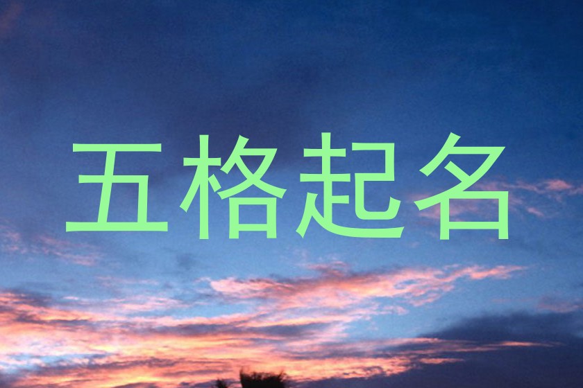 五格起名