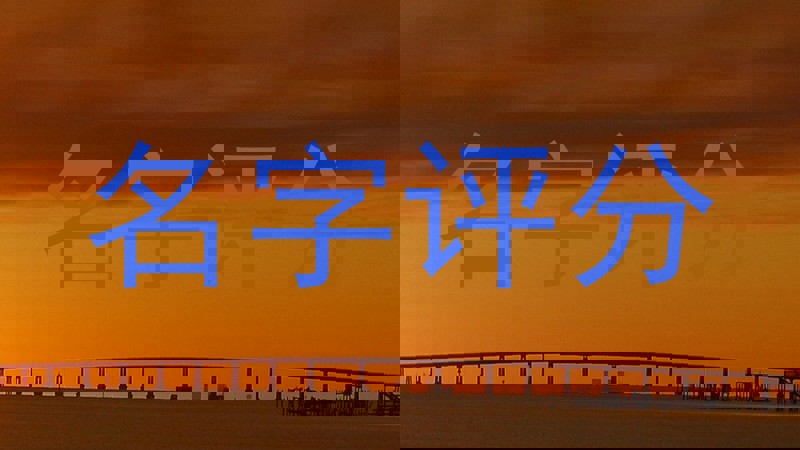 名字评分