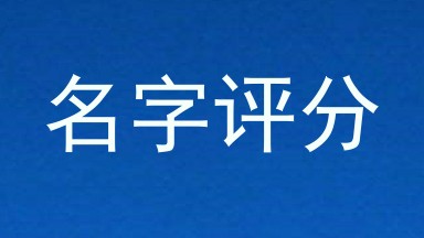 名字评分