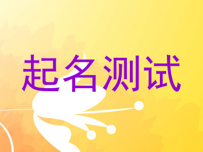 起名测试