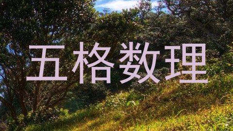 五格数理