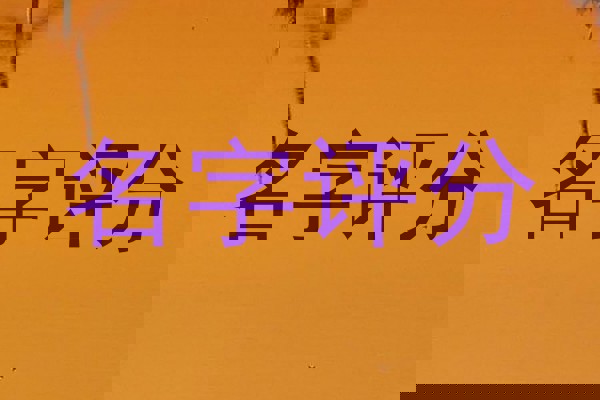 名字评分