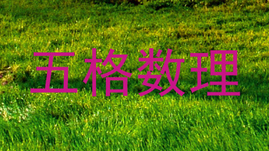 五格数理