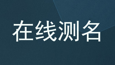 在线测名