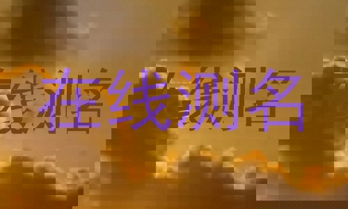 在线测名