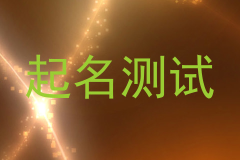 起名测试