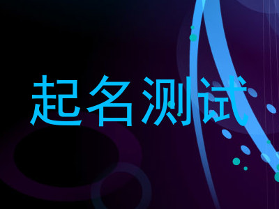 起名测试