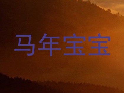 马年宝宝