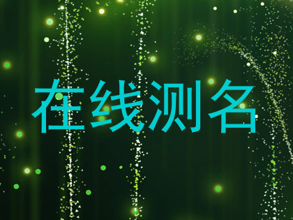 在线测名