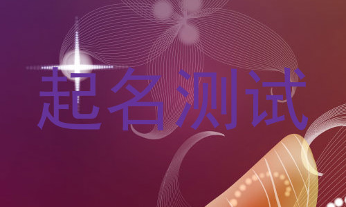 起名测试