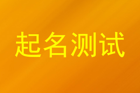 起名测试