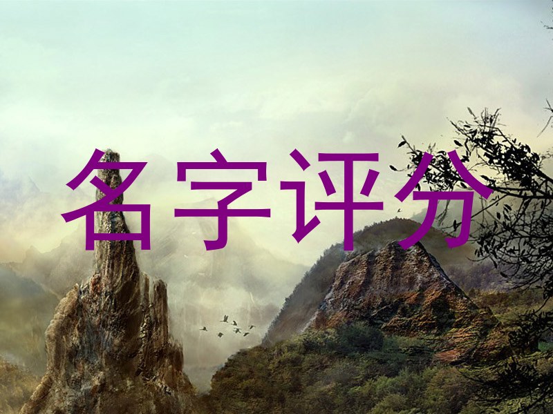 名字评分