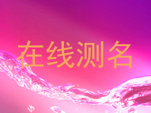 在线测名