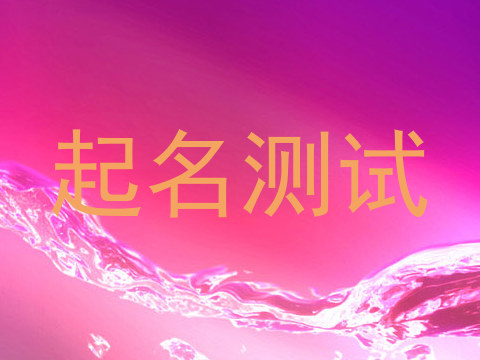 起名测试