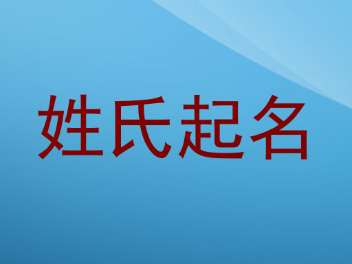姓氏起名