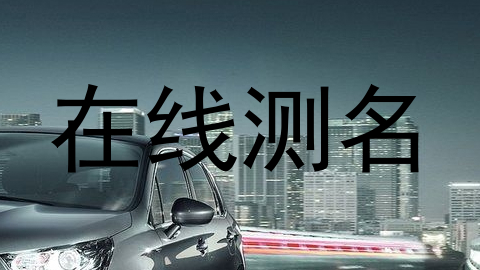 在线测名