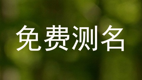 免费测名