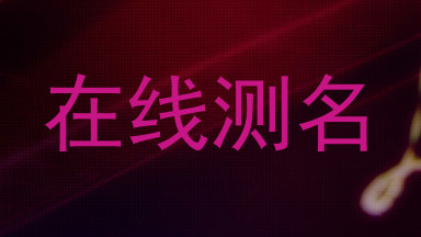 在线测名
