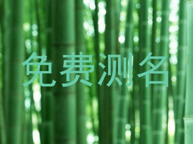 免费测名