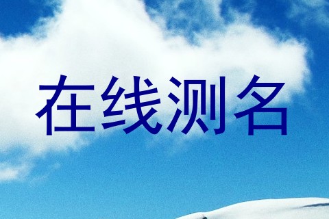 在线测名