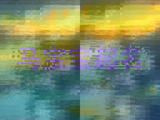 马宝宝起名