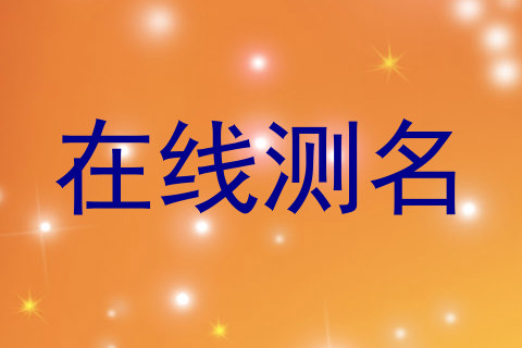 在线测名