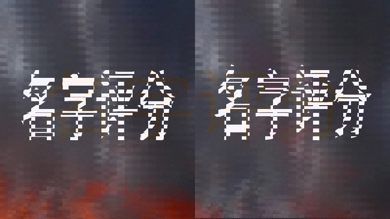 名字评分