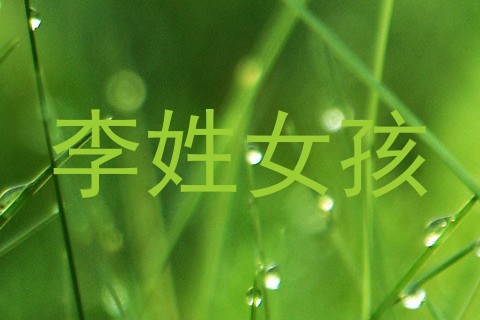 李姓女孩