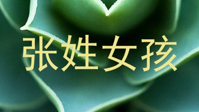 张姓女孩