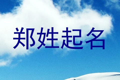 郑姓起名