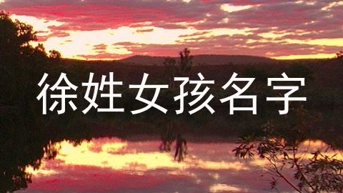 徐姓女孩名字