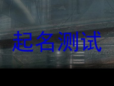 起名测试