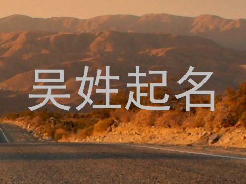 吴姓起名