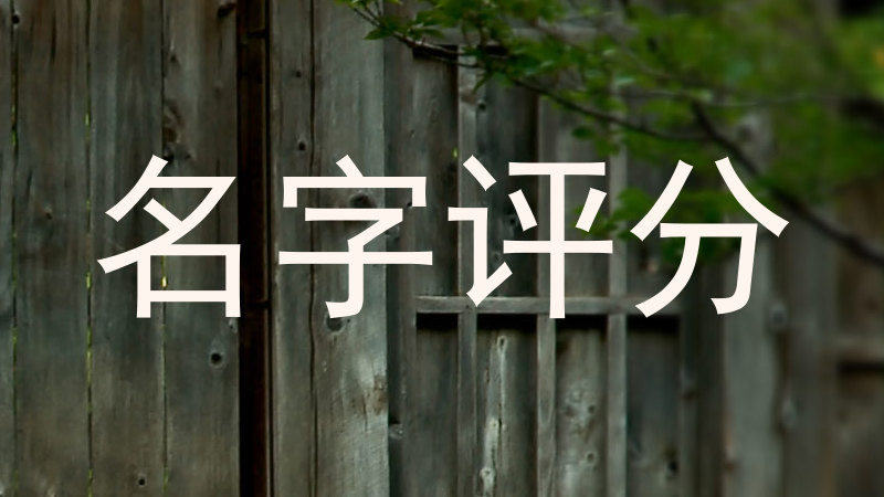 名字评分