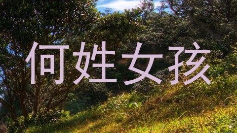 何姓女孩