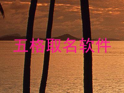 五格取名软件