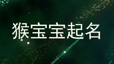 猴宝宝起名