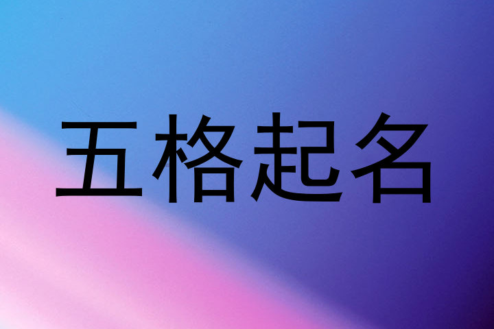 五格起名