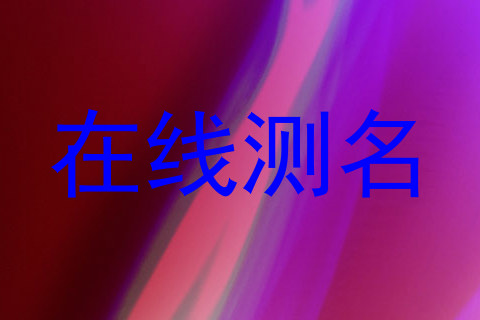 在线测名