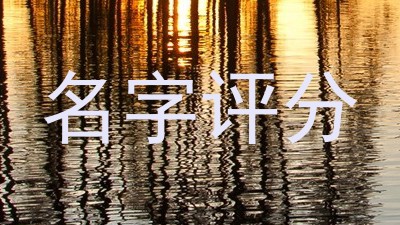 名字评分
