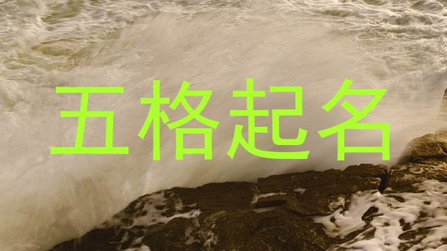 五格起名