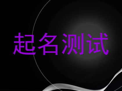 起名测试