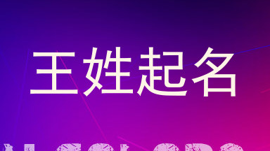 王姓起名