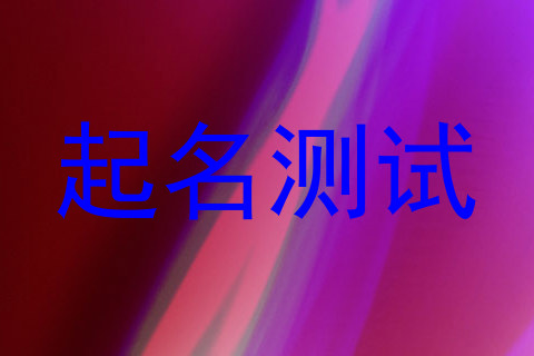 起名测试