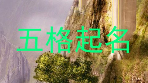 五格起名