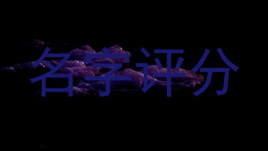 名字评分
