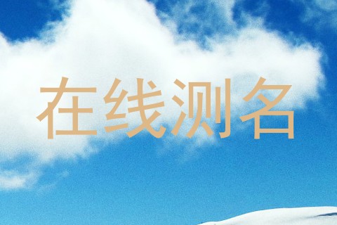 在线测名