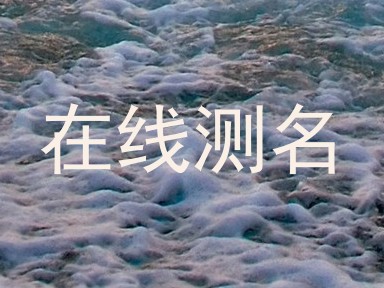 在线测名