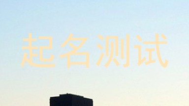 起名测试